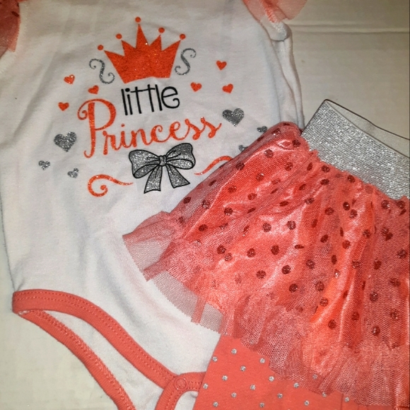 Beautiful Baby Girl Tutu Pant Onesie Sparkle Set 6 - Picture 15 of 15